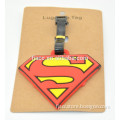 factory price heavy duty luggage tags with Captain Amerian design